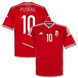 Adidas Hungary Home Puskas Shirt 2014 2015