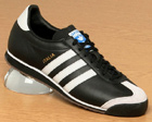 Adidas Italia 74 Black/Grey Leather Trainers