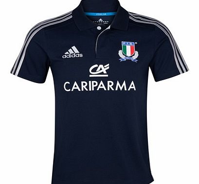 Italy Rugby Polo - Dark Navy/Platinum W68877