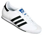 Adidas Kick White/Black Leather Trainers