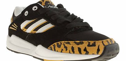 kids adidas black & white tech super unisex