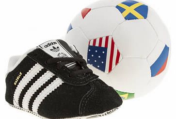 kids adidas black gazelle wc gift set boys