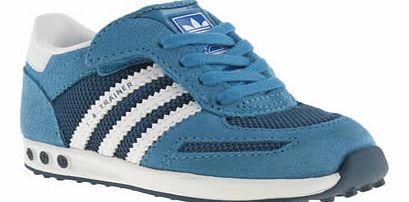 kids adidas blue la trainer cf boys toddler