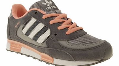 Adidas kids adidas dark grey zx 850 girls junior