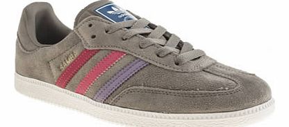 Adidas kids adidas grey adi samba girls youth