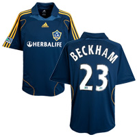 LA Galaxy Away Shirt 2008/09 with Beckham 23