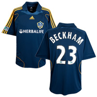 Adidas LA Galaxy Away Shirt 2008/09 with Beckham 23