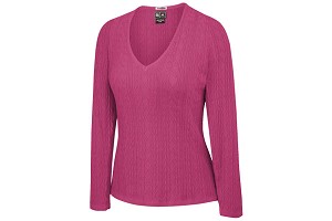 Adidas Ladies ClimaLite V-Neck Sweater