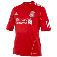 Adidas Liverpool Home Shirt 2010/12 with Aquilani 4