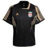Liverpool UEFA Champions League Training Jersey - Black/Black/Gold - XL 46`/117cm Chest