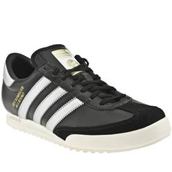 Adidas Male Beckenbauer Leather Upper in Black and Silver, White and Navy