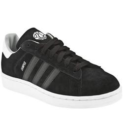 Adidas Male Campus Suede Upper in Black and White, White and Beige
