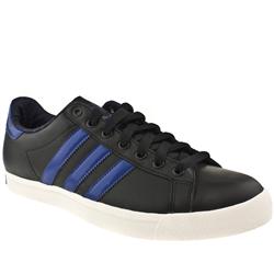 Adidas Male Court Star Ii Leather Upper in Black