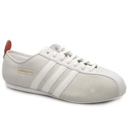 Adidas Male Low Pro Football Leather Upper in White and Red