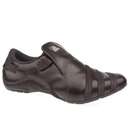 Adidas Male Mactelo Too Leather Upper in Dark Brown