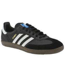 Adidas Male Samba Leather Upper in Black