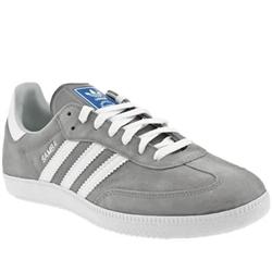 Adidas Male Samba Suede Upper in Grey