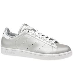 Adidas Male Stan Smith 2 Adi Color Leather Upper in Silver
