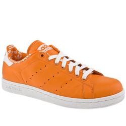 Adidas Male Stan Smith 2 Colour Leather Upper in Orange