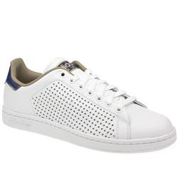 Adidas Male Stan Smith Too Leather Upper in White