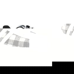 Adidas Male Superstar Check Leather Upper in White and Black