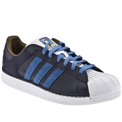 Adidas Male Superstar Ii (def Jam) Nubuck Upper in Black and Blue