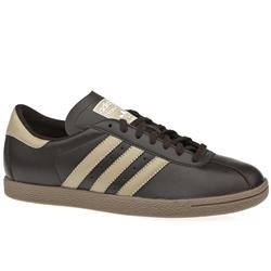 Adidas Male Tobacco Leather Upper in Dark Brown