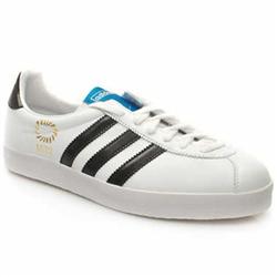 Adidas Male Training 72 Leather Upper in White and Black