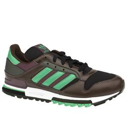 Male Zx 600 Manmade Upper in Brown and Black