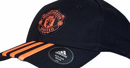 Adidas Manchester United 3 Stripe Cap Black AC5609
