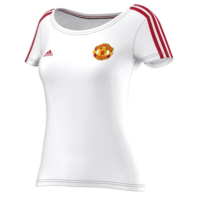 Adidas Manchester United Core T-Shirt - Womens White