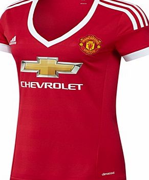 Adidas Manchester United Home Shirt 2015/16 - Womens