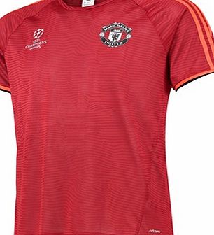 Adidas Manchester United UCL Training Jersey Red AC1514