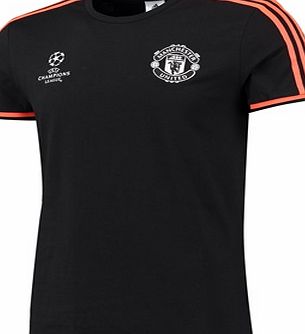 Adidas Manchester United UCL Training T-Shirt Black