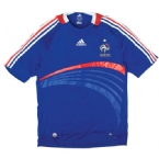 adidas Mens France Short Sleeve Home Jersey Blue/Red