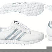 Adidas Mens Oregon/Leather - White/Silver.