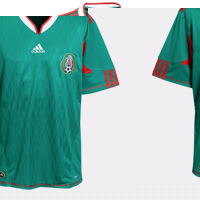 Adidas Mexico Home Shirt 2009/10 with Franco 10 printing.