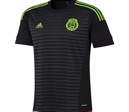 Adidas Mexico Home Shirt 2015 Black M36002