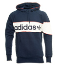 Adidas Navy Hooded Sweatshirt