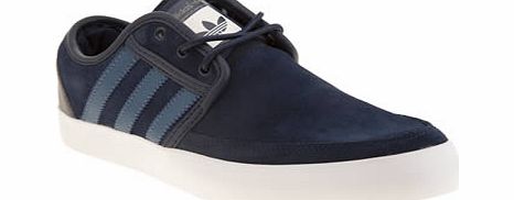 Adidas Navy Seeley Boat Trainers