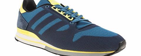 Adidas Navy Zx 500 Weave Trainers