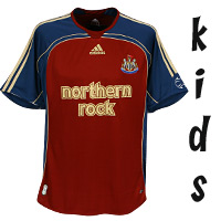 Adidas Newcastle United Away Shirt 2006/07 - Kids.