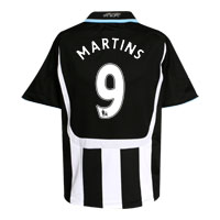 Newcastle United Home Shirt 2007/09 with Martins