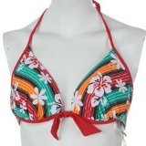 Adidas Ocean Pacific 1 Bikini Bra Ladies Hawaiian Flower 14