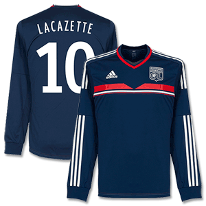 Adidas Olympique Lyon 3rd L/S Lacazette Shirt 2013 2014