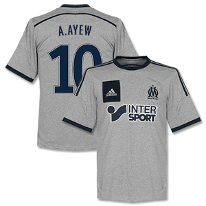 Adidas Olympique Marseille Away A.Ayew No.10 Shirt 2014