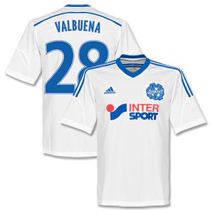 Adidas Olympique Marseille Home Valbuena Shirt 2014