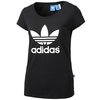 Adidas Womens Trefoil Logo T-Shirts (Black)
