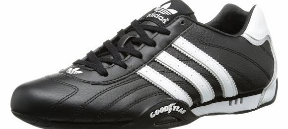 adidas Originals Mens Adi Racer Low-2 Trainers G16082 Black/White/Metallic Silver 10 UK, 44.5 EU