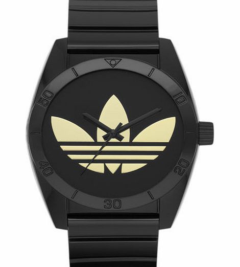 adidas originals Santiago Gold Watch - Black/Gold